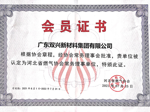 胜游体育(中国)官方在线-河北省燃气协会常务理事单位