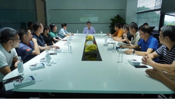 广西土木建筑学会给水排水专业委员会协会赴胜游体育(中国)官方在线集团参观交流